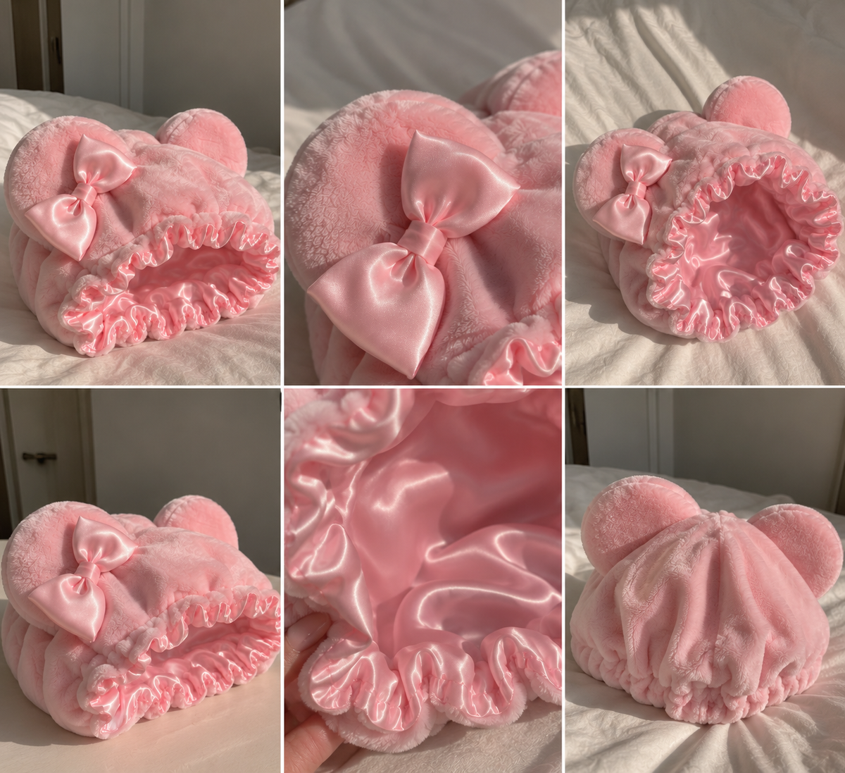 Strawberry Milk Bear Bonnet